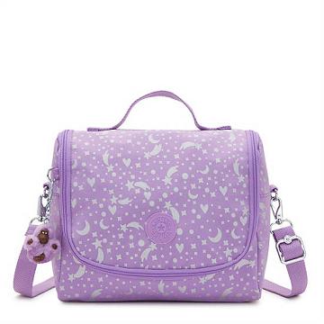 Kipling New Kichirou Printed Lunch Bag Tassen Paars | België 1280KO